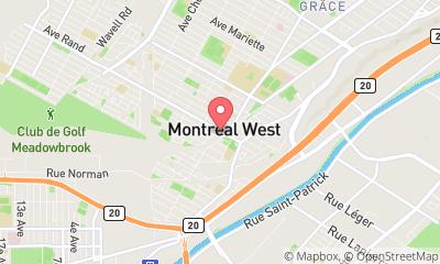 map, Action Sport Physio Montréal-Ouest