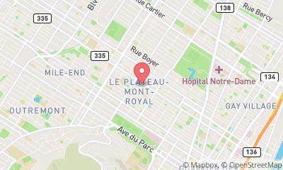 map, La Lune Sitters Montreal