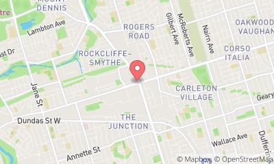 map, Anytime Fitness Toronto Stockyards
