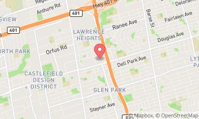 map, Gym Fit4Less in North York (ON) | theDir