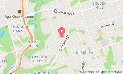 map, Gym StrengthBox in East York (ON) | theDir
