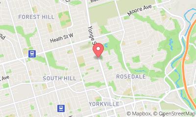 map, Toronto Physiotherapy