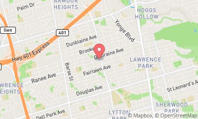 map, Melrose Physiotherapy Toronto - pt Health