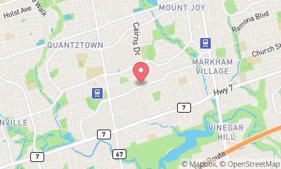 map, The Markham Gym - Personal Training, Massage Therapy, Functional Fitness