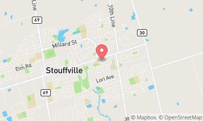 map, Stouffville Veterinary Clinic