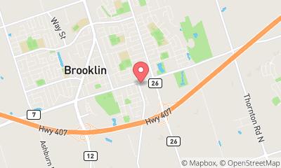 map, Brooklin Medical Centre