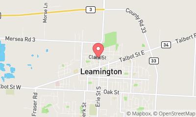 map, Leamington Dental Centre