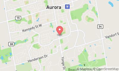 map, Gym Fitness Clubs Of Canada à Aurora (ON) | theDir