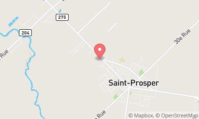 map, Ammeublement Quincaillerie Gaetan Caron & Fils Inc. à Saint-Prosper (QC) | theDir