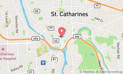 map, Doctor Ambulatory Internal Medicine Teaching Clinic in St. Catharines (ON) | theDir