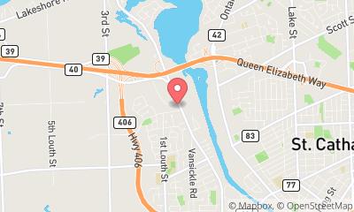 map, Doctor Dr. M. in St. Catharines (ON) | theDir
