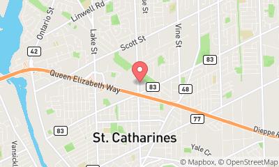 map, Doctor Geneva Family Practice in St. Catharines (ON) | theDir
