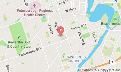 map, Gym Crossfit Kawartha à Peterborough (ON) | theDir
