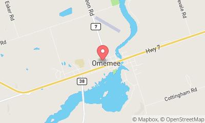 map, Gym YOUR Fitness in Omemee (ON) | theDir