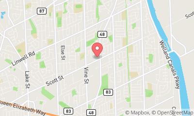 map, Docteur Scott Street Medical Centre (MedCare Clinics) - Walk-In Clinic & Family Doctor à St. Catharines (ON) | theDir