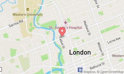 map, Docteur Luton Robert G Dr à London (ON) | theDir