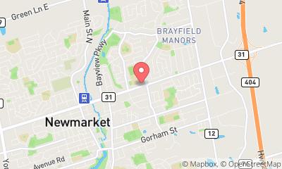 map, Vélo Green Planet Scooters à Newmarket (ON) | theDir