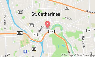 map, Doctor Dr Ken Atkins in St. Catharines (ON) | theDir